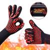 Non-Slip Fireproof Microwave Oven Gloves Extreme Heat Resistant Oven Mitts 300-500 Centigrade Flame Retardant Bbq Fire Gloves