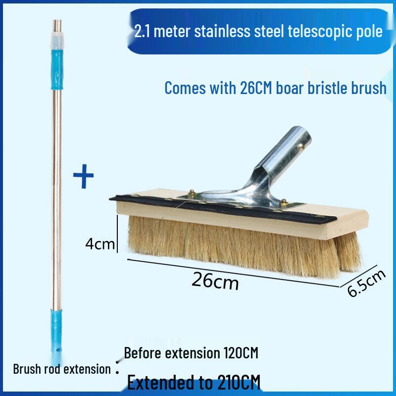 Truck & Bus Cleaning Boar Bristle Brush and Snow Mop