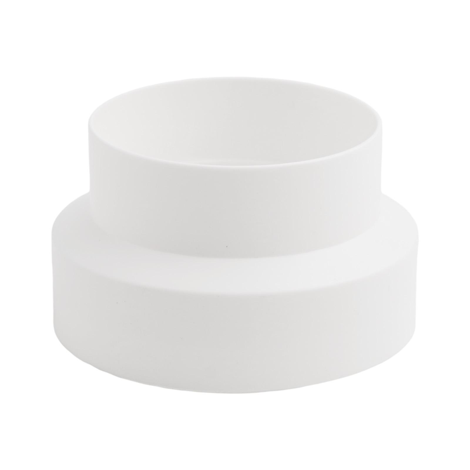 

1 Pcs ABS Vent Pipe Reducing Adapter Suitable For Duct Fan Hot Cold Vents White Ventilation Pipe Fitting Ventilation Vent Part