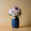 Nordic Ceramic Vase  Solid Color Simple Art Flower Pot Decoration With Small Bottleneck  For Table Shelf Dining Room