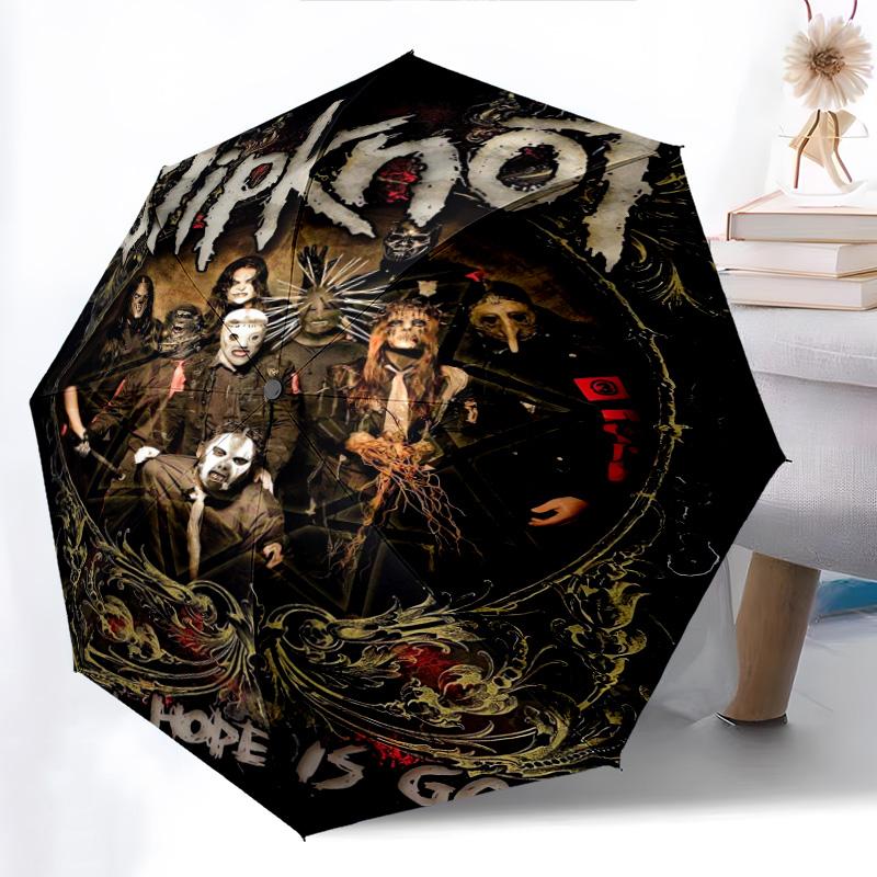 Slipknot: All Hope Gone Folding umbrella 8 paraphenoid bones durable Umbrella Sun umbrella Umbrella
