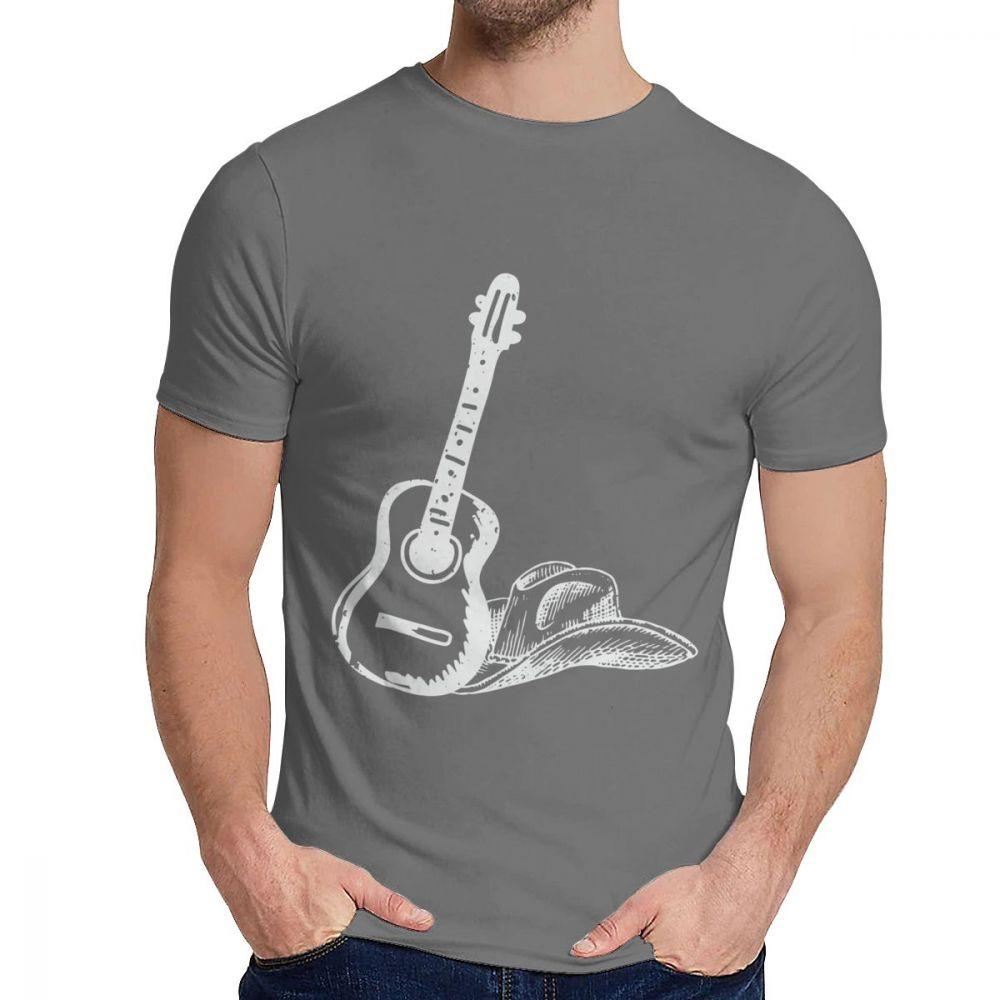 Picture Custom Country Music Shirt Gift Guitar Tee Unisex Stylish Great T Shirt Round Neck