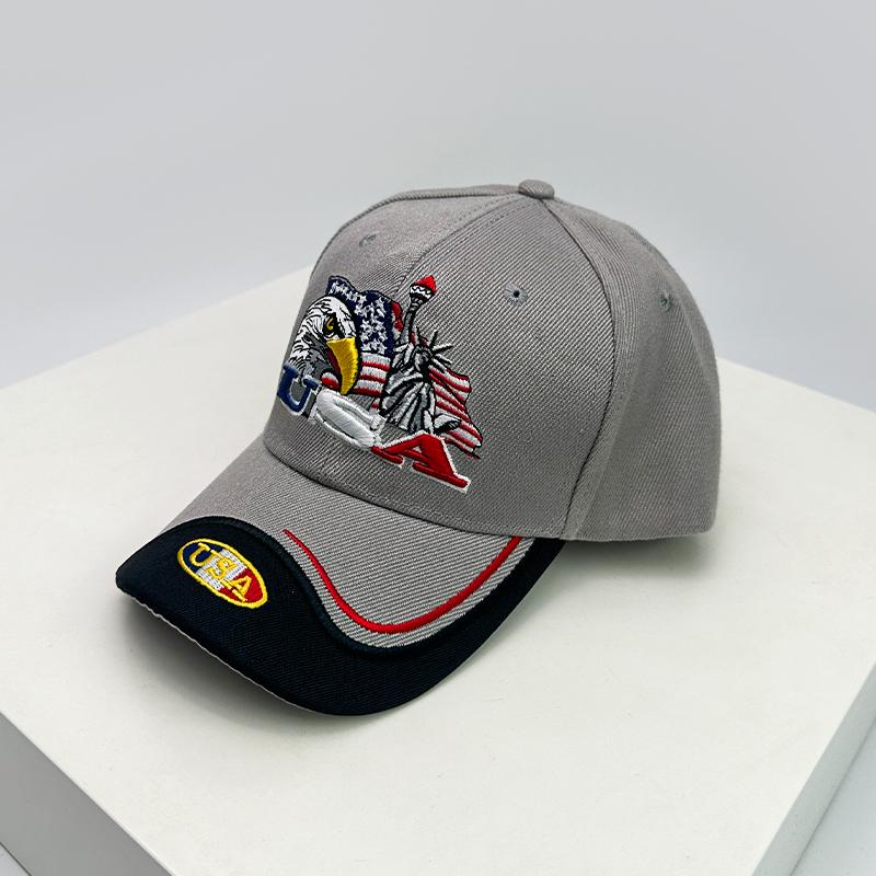 

New Unisex America Eagle Letter Embroidery Baseball Hats Hardtop Breathable Personal Sunshade Peaked Caps Versatile Fashion Ins 52-60cm