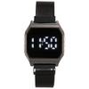 Men's Wristwatch Fashion Casual LED Digital Display Watch Male Gold Stainless Steel Band Waterproof Luxury Watches Herrenuhr