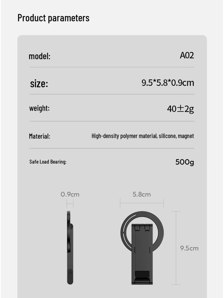 Magnetischer Tripod Faltbarer Handyhalter für Schreibtisch und Live-Übertragungs-Fotostativ