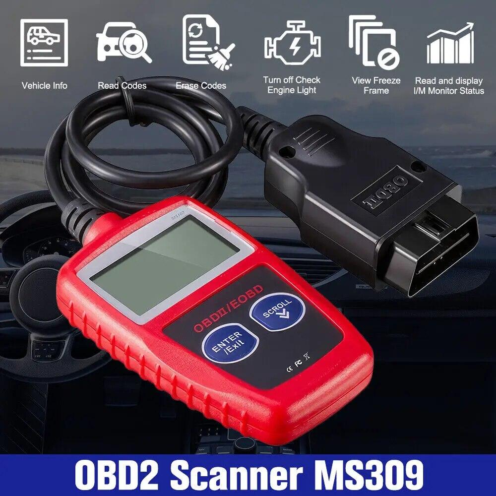 MS309 Car Fault Code Reader Accurate Engine Diagnostic Scanner ToolScanner Read & Erase Fault Code View For Peugeot