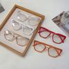 Oversized Cat Eye Glasses Women Fashion Vintage Candy Color Rim Eyewear Trendy Chic Design Blue Light Blocking Eyeglasses