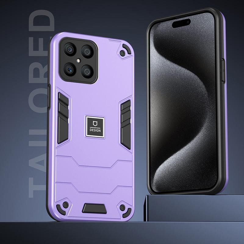 For Honor X8 X8A X8B Magnetic Shockproof Armor Matte Case For Honor X8A For Honor X8B Soft Silicone Bumper Hard PC Cover