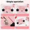 Polymer Clay Earring Drill Guide Piercing Tool for Clay Beads Hole Positioning Design Wear Resistant for Jewelry Making Crafts