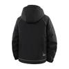 Men's Trendy Windproof Hooded Winter Jacket, Thickened Warm Graphene with White Duck Down.