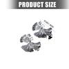 Ginkgos Leaf Shaped Earrings Easy Maintenance Everyday Wear Fashionable Women Accessory Alloy Texture for Fashion Look