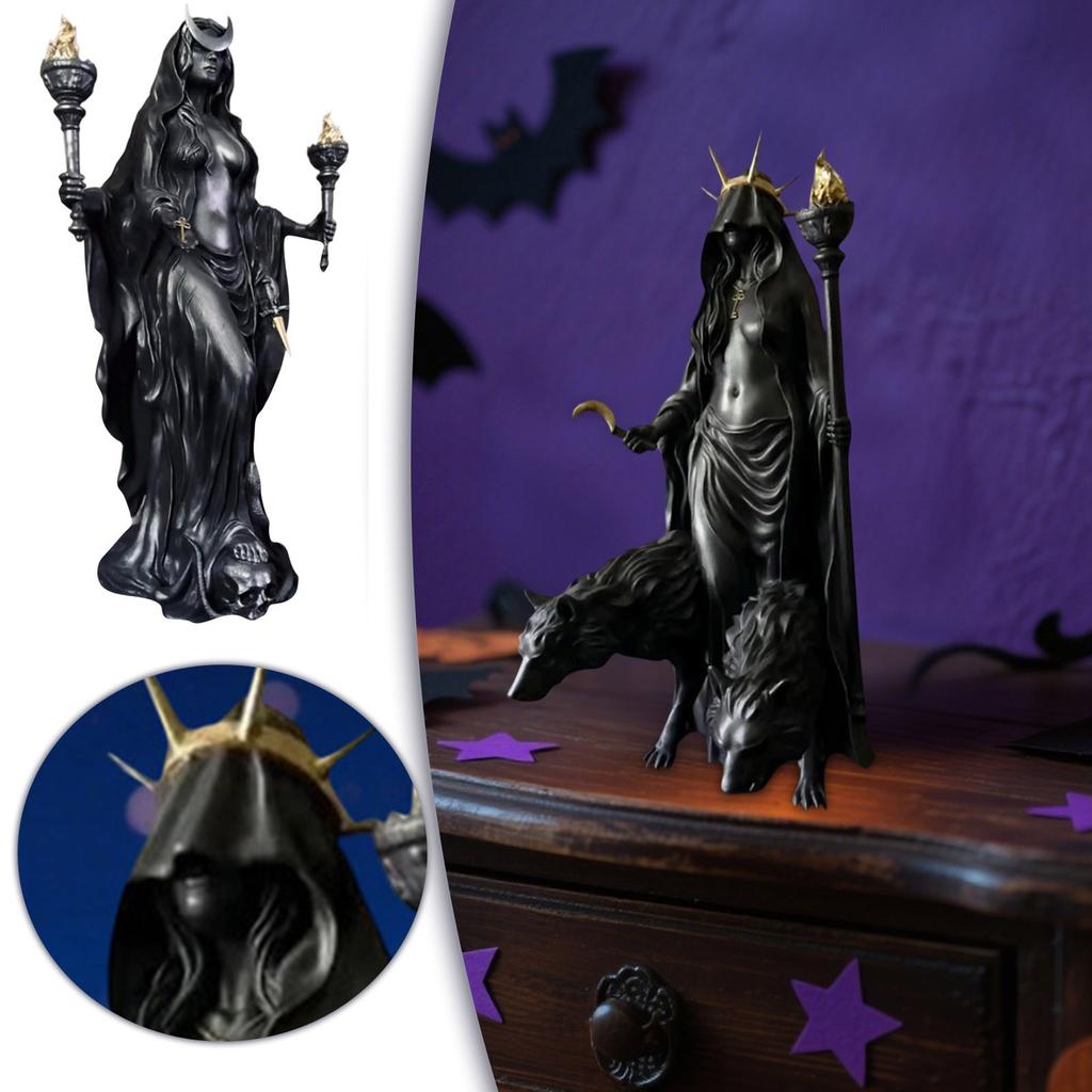 Halloweenská noc Čarodějnické řemesla Domácí zahradní dekorace Figurka