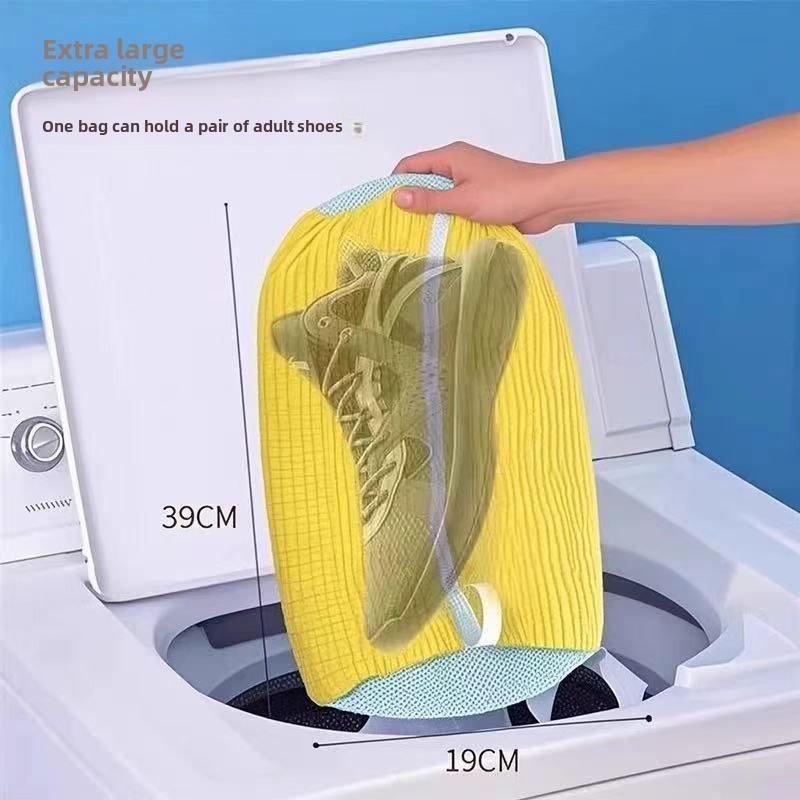 3-1 Pcs Washing Machine Special Shoe Wash Bag, Anti-Deformation Lazy Shoe Care Laundry Bag for Household