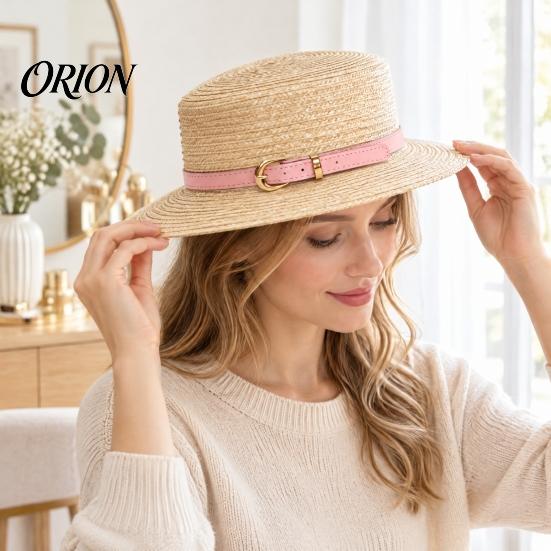Hat Strap Replacement PU Leather Strap, Adjustable with Metal Buckle Band, Decorative Belt Flexible Band for Straw Hats And Fedora Decoration