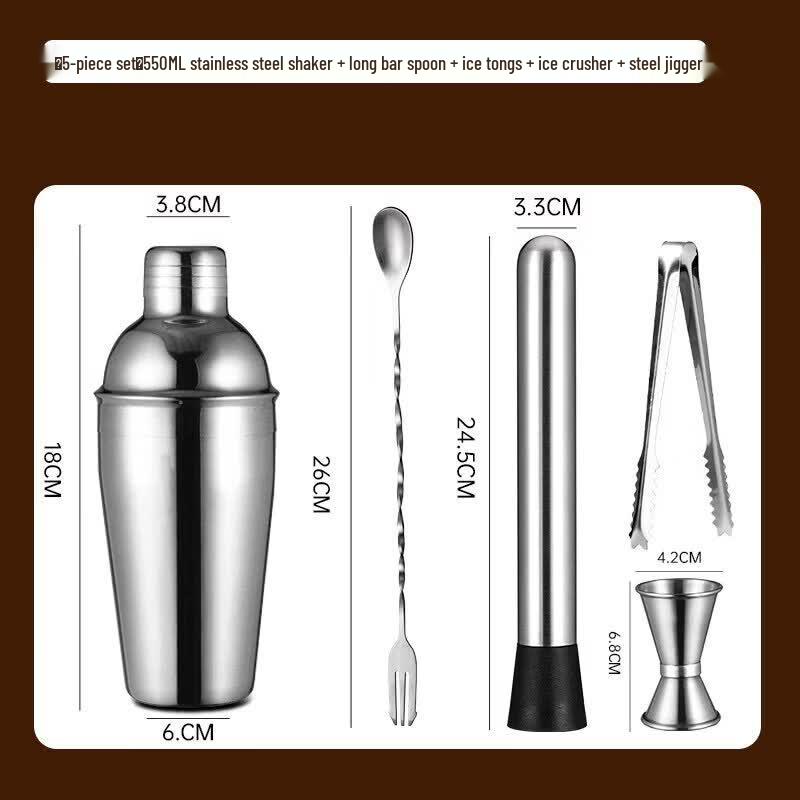 Stainless Steel Cocktail Shaker Set