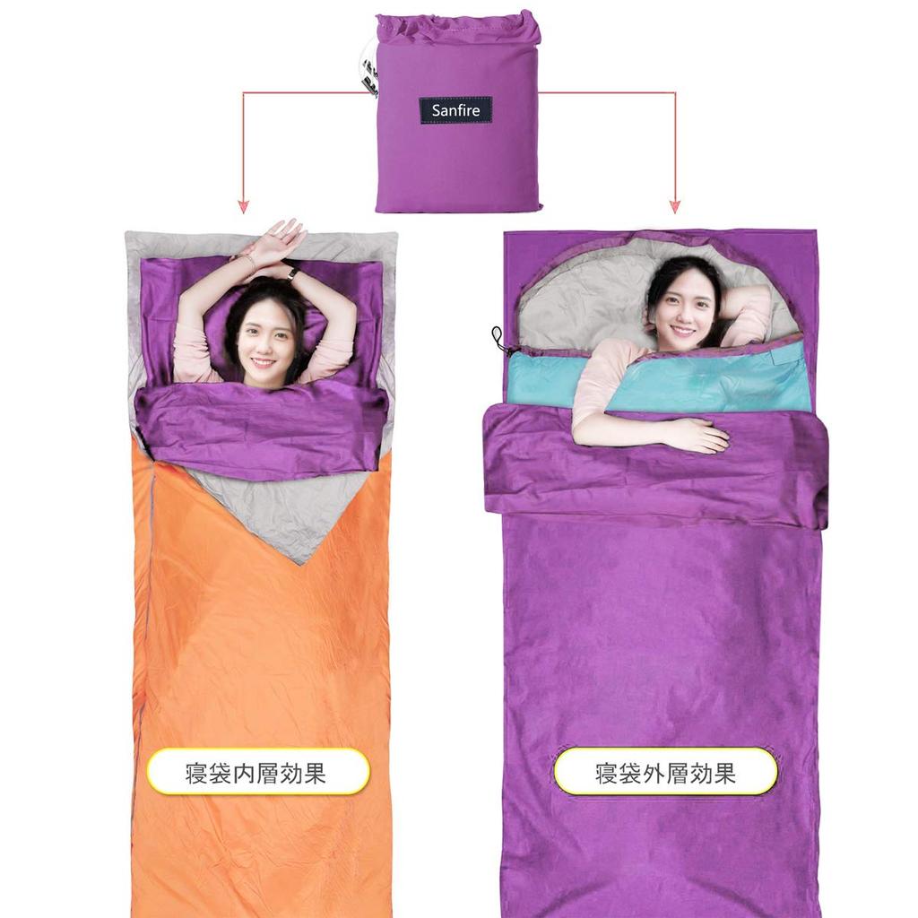 Inner Sheet, Sleeping Bag, Inner Sleeper Travel Sheet, Envelope Type,