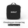 Car Charging Gun Bag Oxford Cloth Gun Cables Storage Box Auto Accessories For Volkswagen VW Golf Polo Tiguan T5 Passat b6JD8