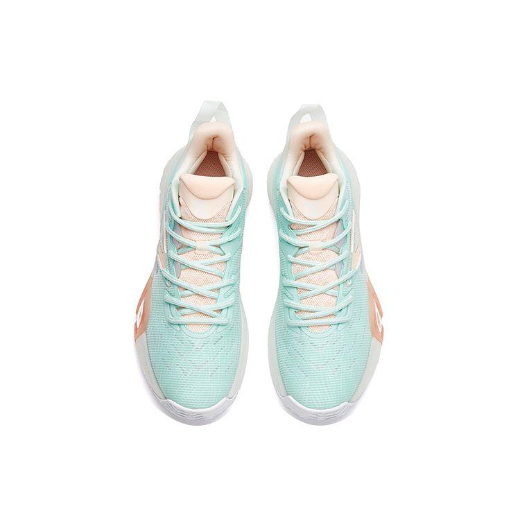 Anta Basketball Series Huayu Low Top Performance Basketball Shoes Men Sneakers Green Pink 112211602Q-1