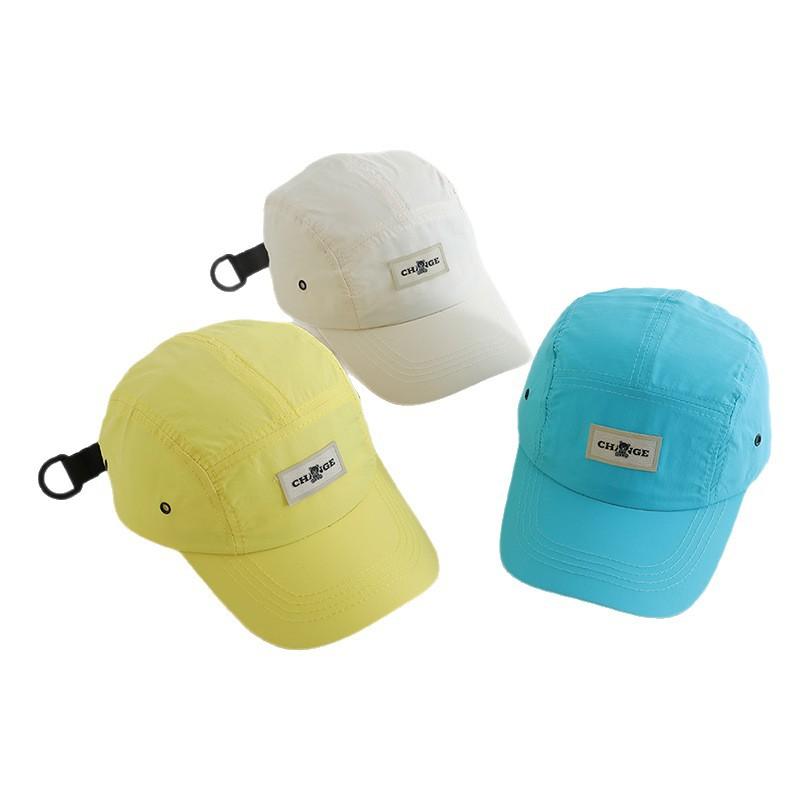 Fashion Hat popular children's English alphabet small label outdoor breathable quick-drying hat European and American hot-selling sunshade windproof