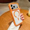 Colorful Clear for Magsafe Wireless Charge Case for iPhone 17 Pro Max  Air 16 15 14 13 12 11 Magnetic Metal Camera Frame Cover