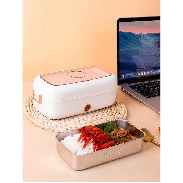 USB Portable Electric Lunch Box 5V 12V 24V Car Truck Camping Work School 220V Food Heated Warmer Container Stainless Steel Set