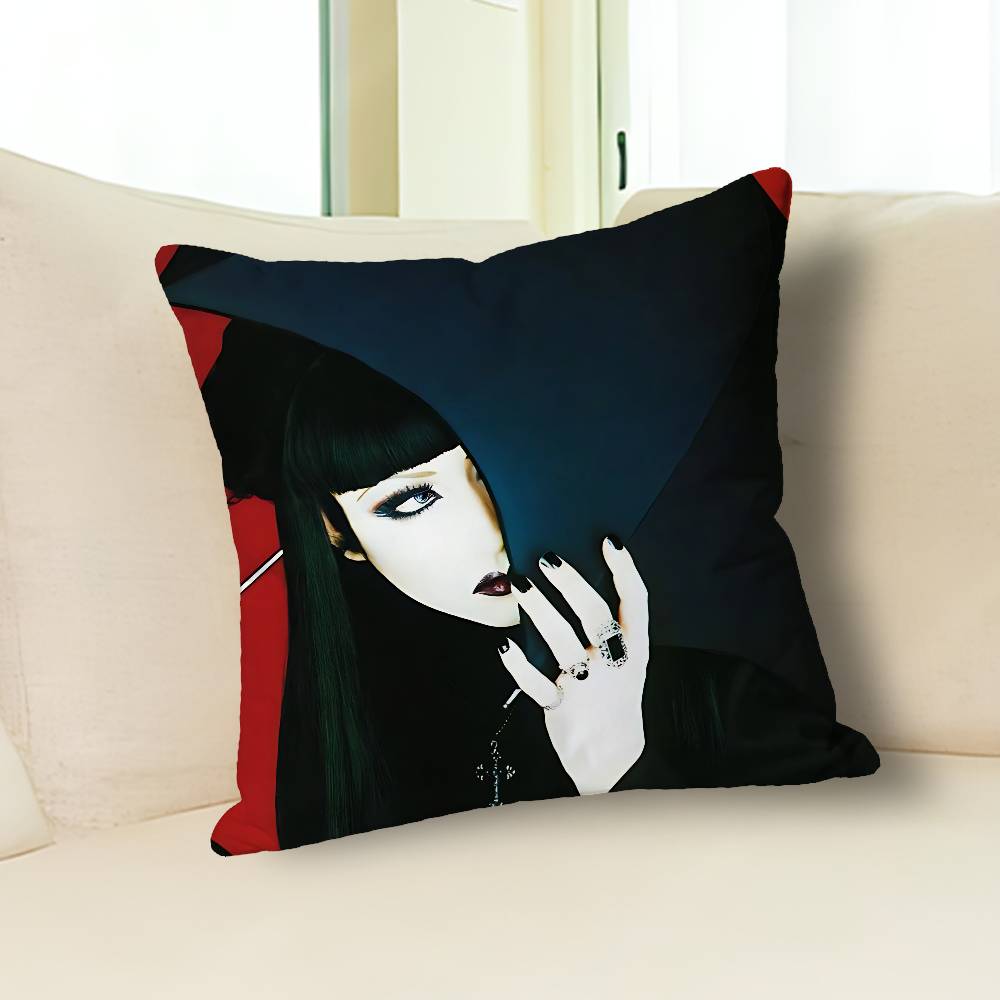 M-Mana Gothic M-Malice Mizer Various Sizes Square Pillow Case For Car Home Bedchamber Decor Custom Valentine gift