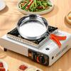 Camping Cooking Set Stainless Steel Survival Gear With Utensil Camping Cookware Kit With Carrying Bag For Kitchen Backyard
