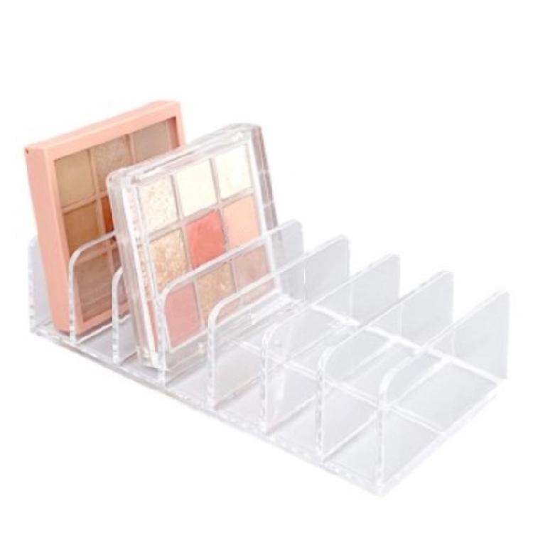 Eyeshadow Palette Organizer Cosmetics Rack Makeup Tools Compartment Holder Women