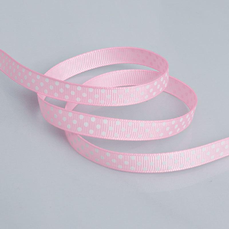 Dot Ribbon Colorful Ribbon Polka Threaded Ribbon Head Hair Accessories Hair Clip Bow Material Dot Ribbon Elegant Home Decorating Activity Supplies