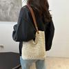 Bag Women's New Beautiful Shoulder Seaside Vacation Wind Beach Bag Woven Straw Bag Commuter Tote Bag
