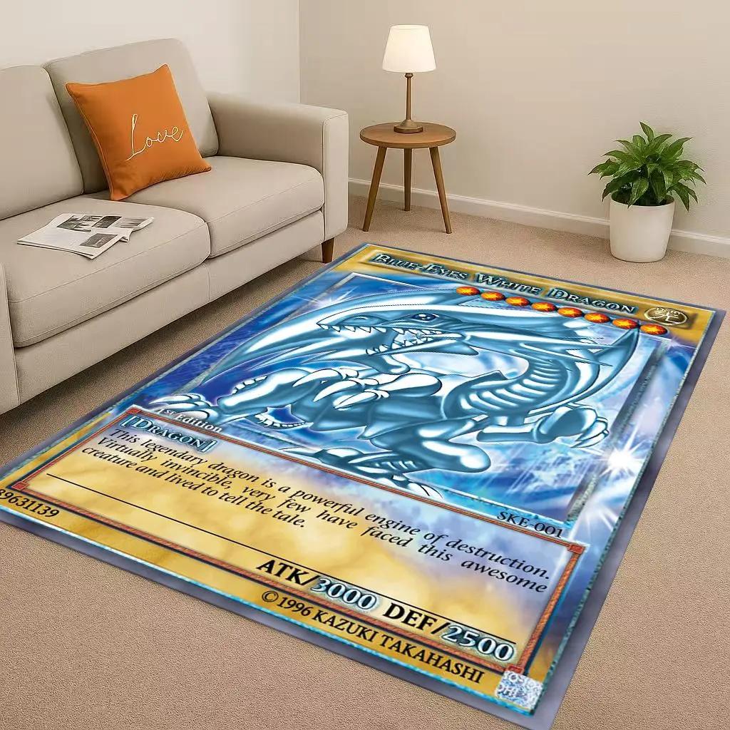 Winged Dragon of Ra Yu-Gi-Oh MONSTER CARD Cartoon Living Room Non-Slip Area Rug Carpet for Bedroom Sofa,Easy Clean Home Doormat