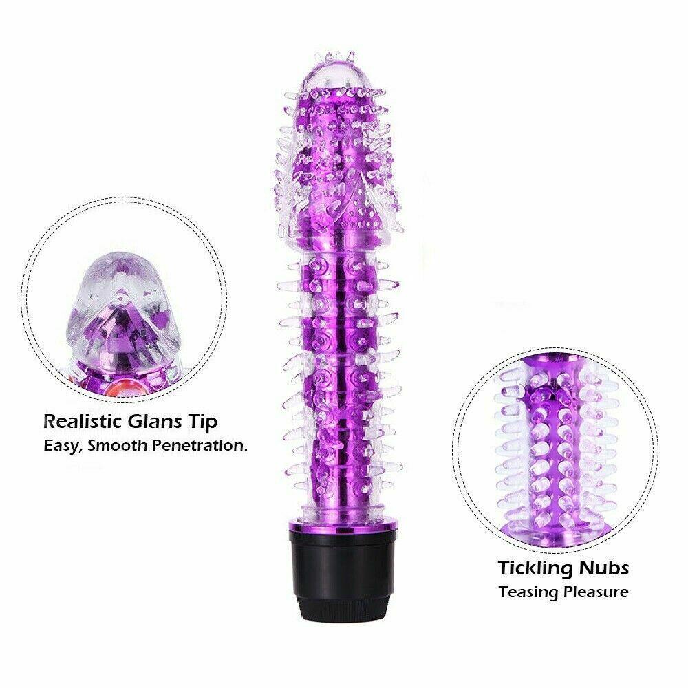 Vibratore Coniglio Giocattoli Sessuali per Donne Dildo Massaggiatore Punto G Multi Velocità Silicone