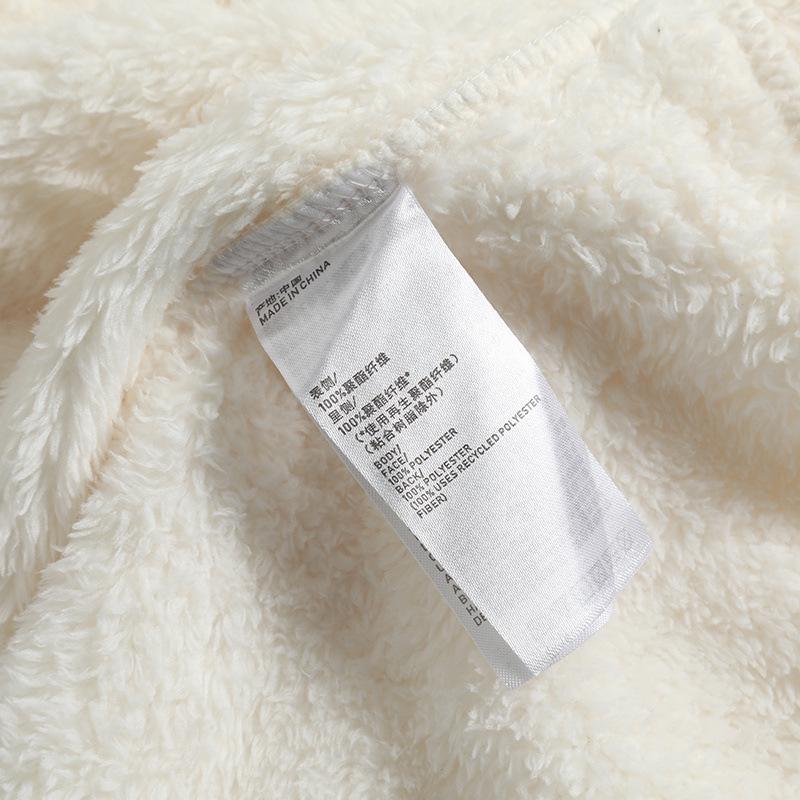 Japanese Style Women's Long Fleece Zip-Up Jacket, Long Sleeve Outerwear, 2024 Autumn/Winter Collection.