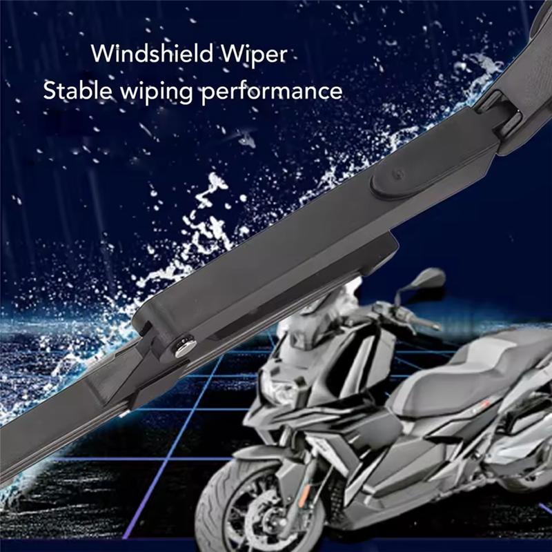 

Motorcycle Wiper Water Proof Versatile 170 Degree Wiping Motorcycle Windscreen Wiper For Electric чёрный