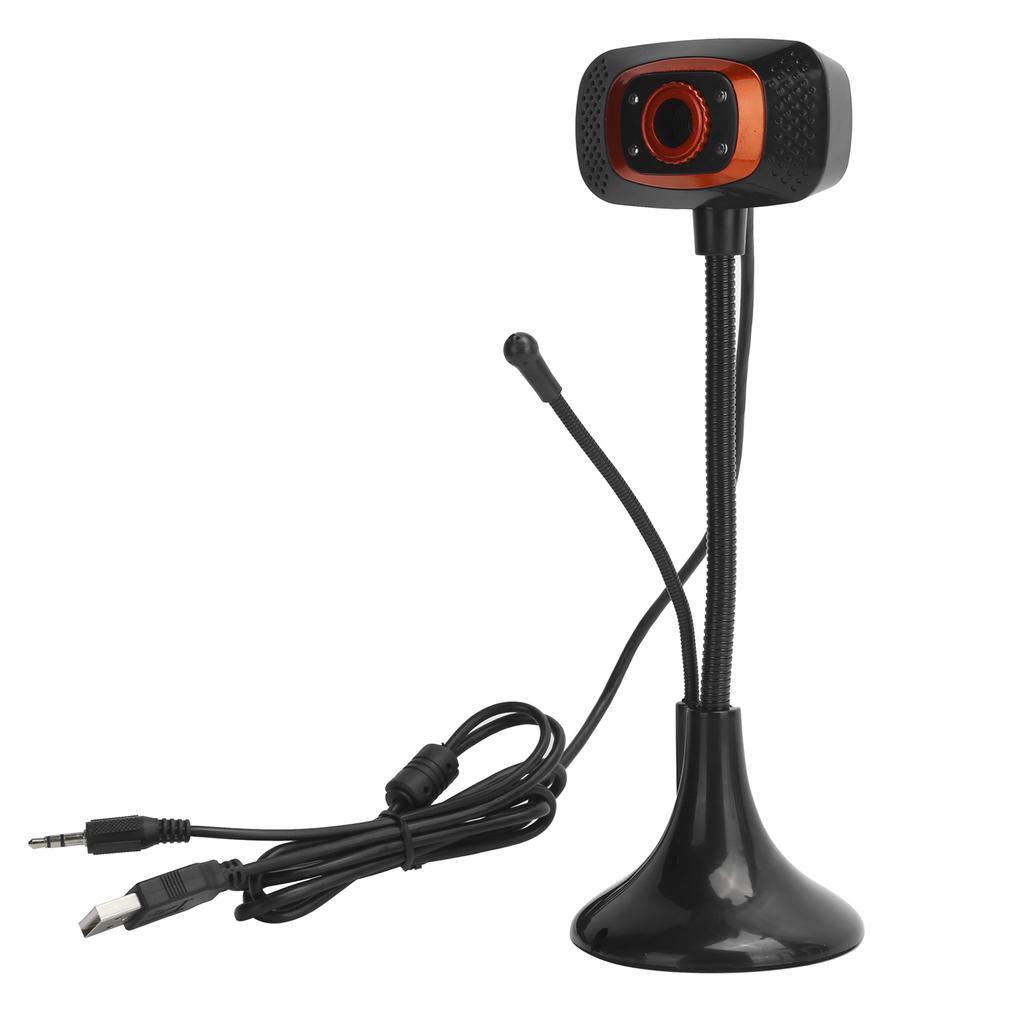 Computer Camera Video USB Webcam DriveFree 640 x 480 Pixels with External Microphone