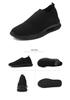 2026 Trendy Black Men's Breathable Flyknit Mesh Running Shoes