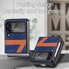 Mode Hybrid Farbe Handy Tasche Fall Für Samsung Galaxy Z Flip4 5g Flip 4 Zflip4 Klapp Leder Abdeckung für Samsung Flip4