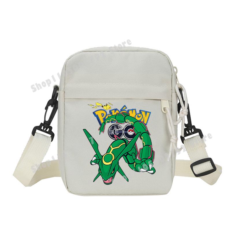 Pokemons Pikachu Shoulder Bag Small Crossbody Satchel Anime Gengar Casual Messenger Sling Bag Men Sports Pouch Boy Birthday Gift