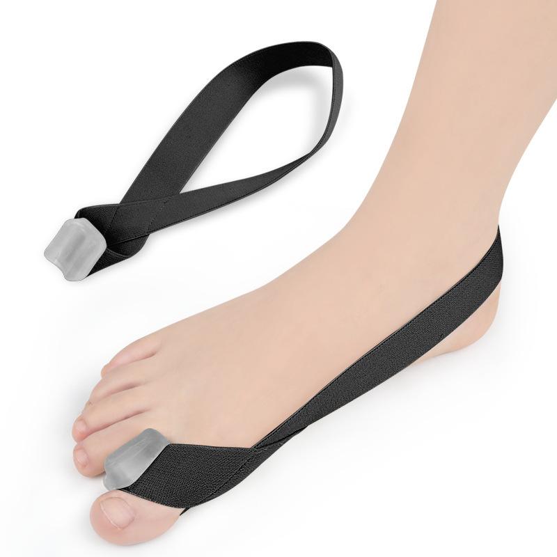 

Unisex Toe Straightener Corrector Daily Wear Big Bone Toe Bunion Pull Strap Elastic Toe Separator Straightener for Foot Supplies L