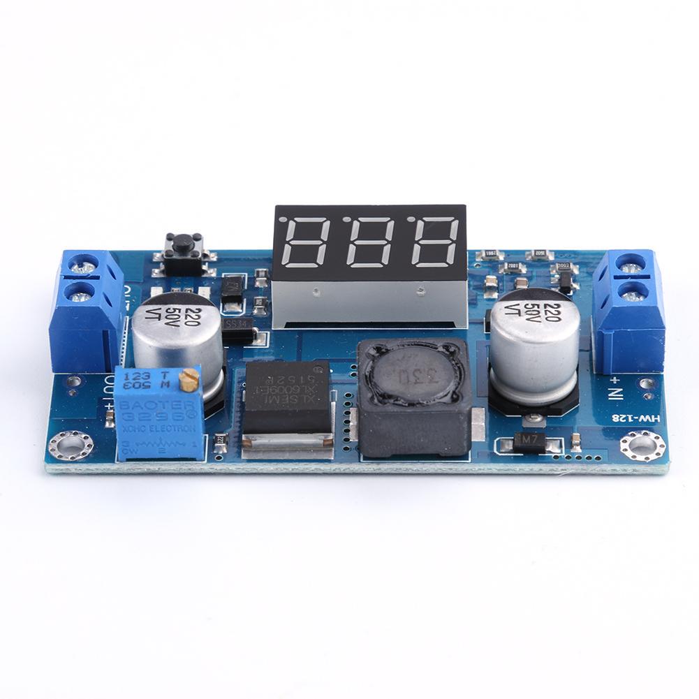 XL6009 DC to DC Digital Boost Step Up Power Supply Module with Voltmeter B3