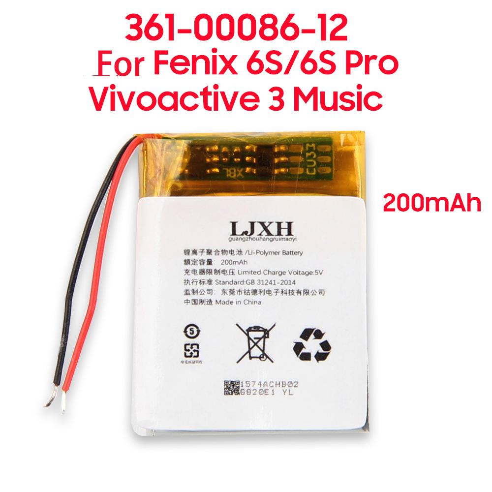 

Сменный аккумулятор для часов 361-00126-00 361-00086-12 для Garmin Fenix ​​6X Fenix ​​6X Pro Fenix ​​6S Fenix ​​6S Pro Vivoactive 3 Music For Fenix 6S/6S Pro