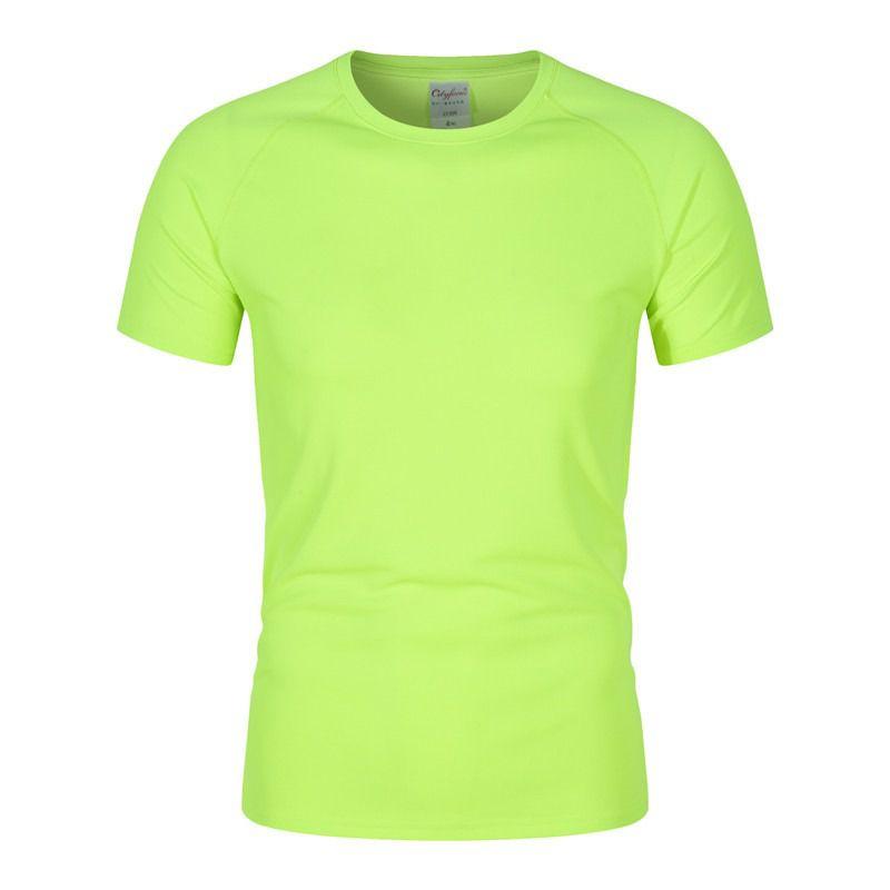 

Футболка для фитнеса для детей 4-11 лет, быстросохнущая, однотонная, с коротким рукавом и круглым вырезом 140