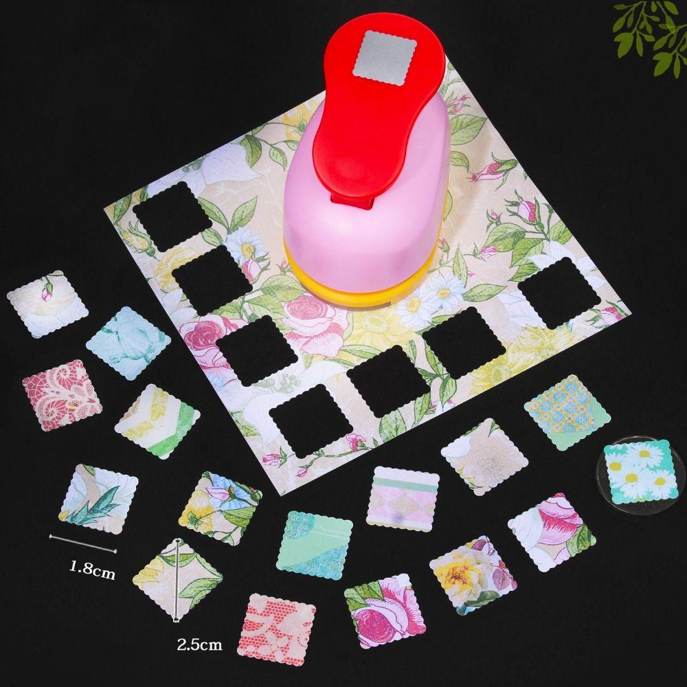 DIY Embossing Machine Labor Saving Round Hole Punch Punches Maker Stamp Border Punch for Card