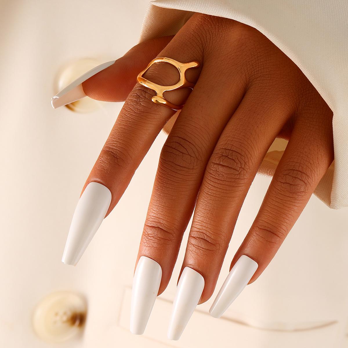 

Fashion Exaggerated Flower Ring for Women Simple Gold Color Personality Design Double Layered Open Ring Retro Boho Jewelry Gifts