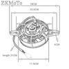 Motocross Motor 12V Kühlerlüfter Ölkühler Für ATV Quad Go-Kart Honda Yamaha KTM Kawasaki Suzuki Universalteil