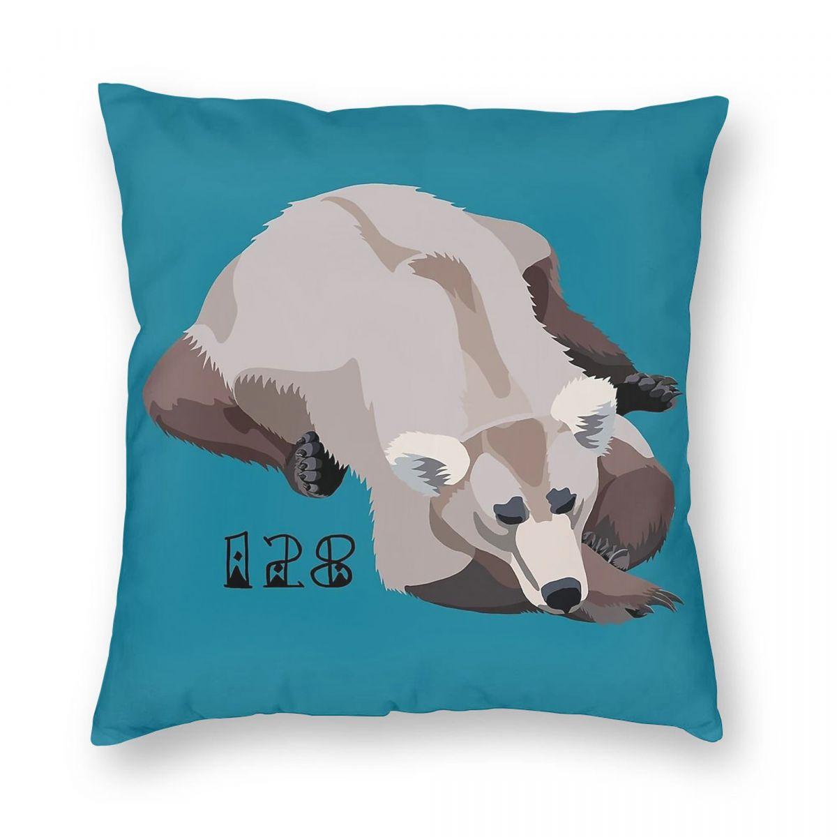 

Katmai Bearcams 128 Grazer Square Pillowcase Polyester Linen Velvet Printed Decor Pillow Case Seater Cushion Cover Wholesale 30cmx30cm