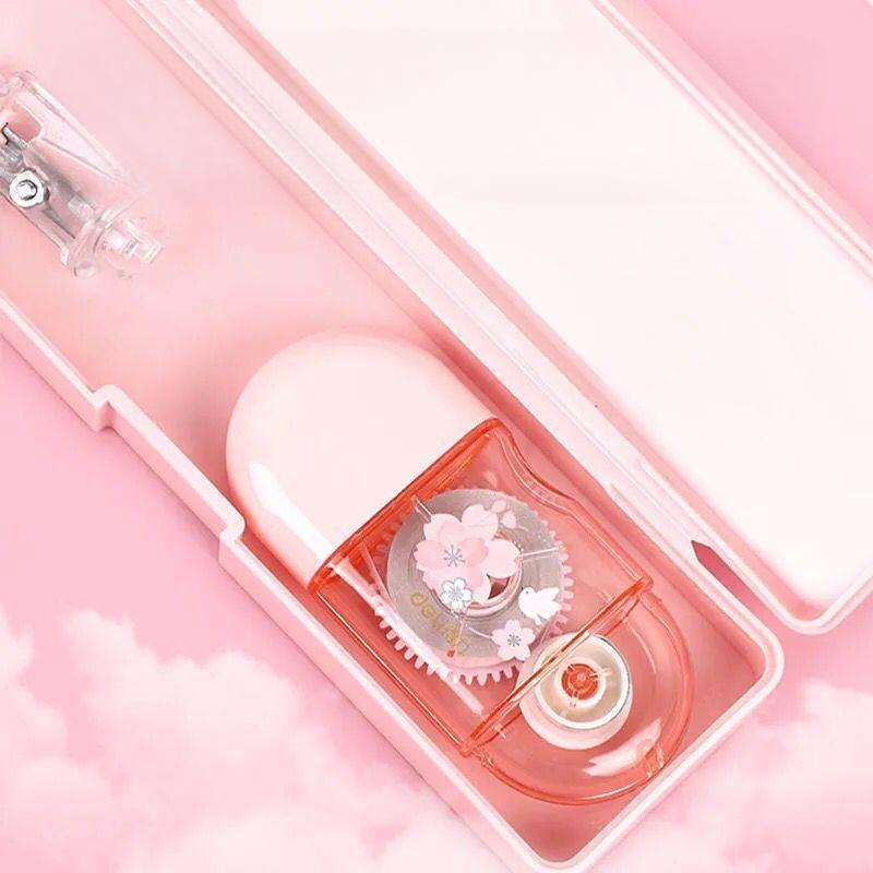School Supplies Sakura Correction Tape Cute Small Portable Small Fresh Students with Large Capacity Correction Tape
