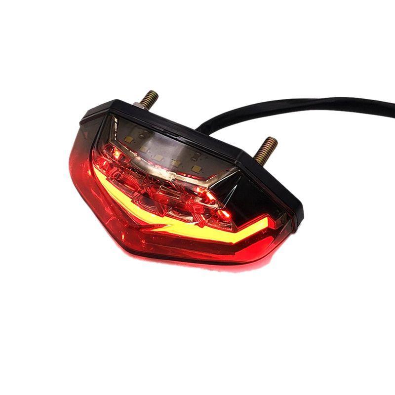 Authentic Motorcycle Universal 12V DC Signal Indicators Light Motorbike Bike Rear Brake Light