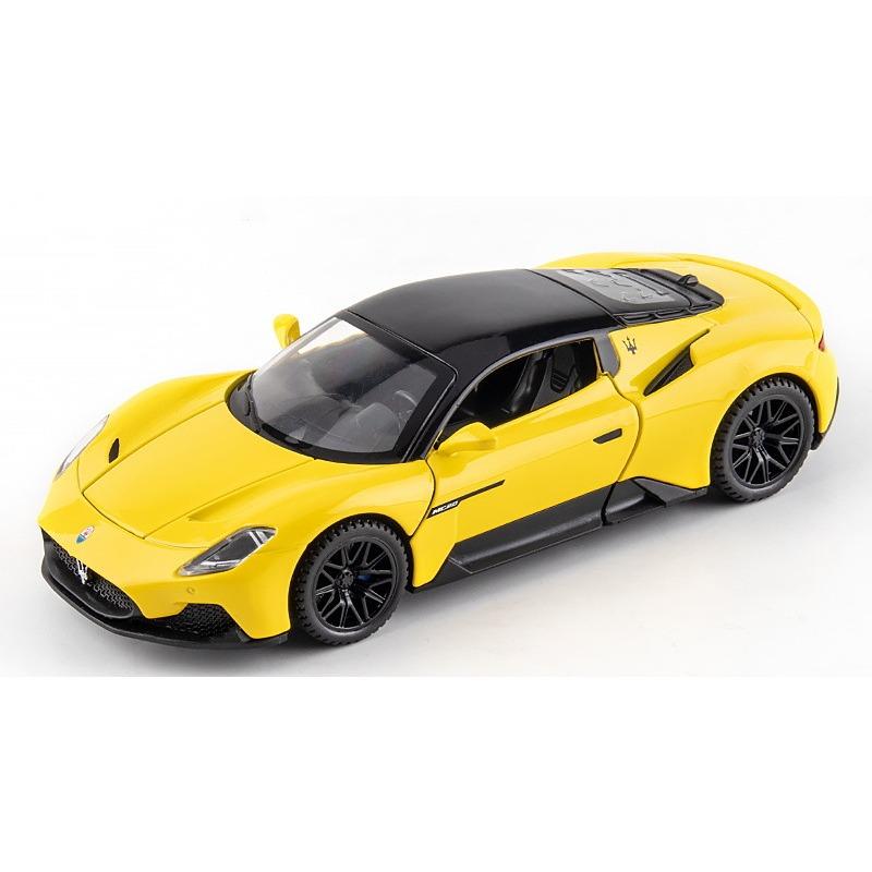 

Модель легкосплавного автомобиля Maserati MC20 в масштабе 1/32 со светодиодными огнями и звуковыми эффектами — коллекционная гоночная игрушка для детей и взрослых, идеальный подарок для автомобиля жёлтый