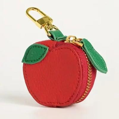 Portamonete Frutta Limone Fragola Portamonete con Cerniera Borsa Frutta in Ecopelle Mini